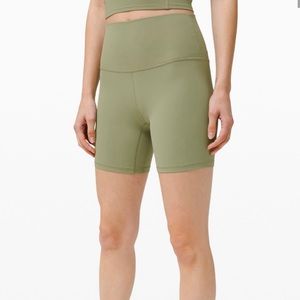 Lululemon Align High Rise Short 6” Rosemary Green Size 6